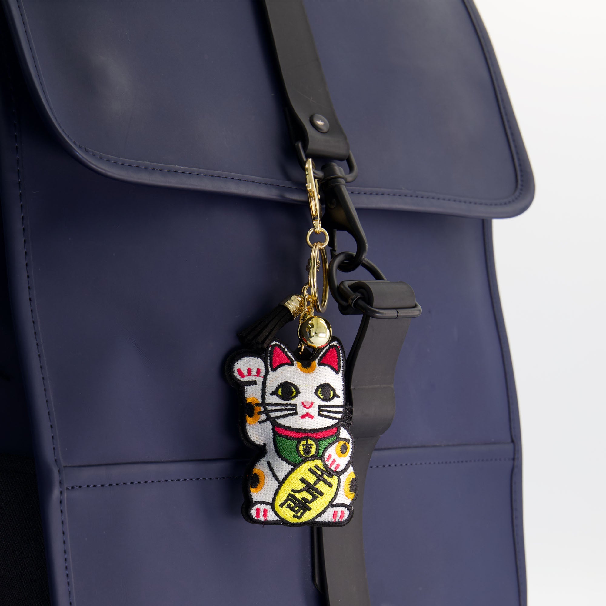 Lucky Cat Patch nøglering - Multicolor